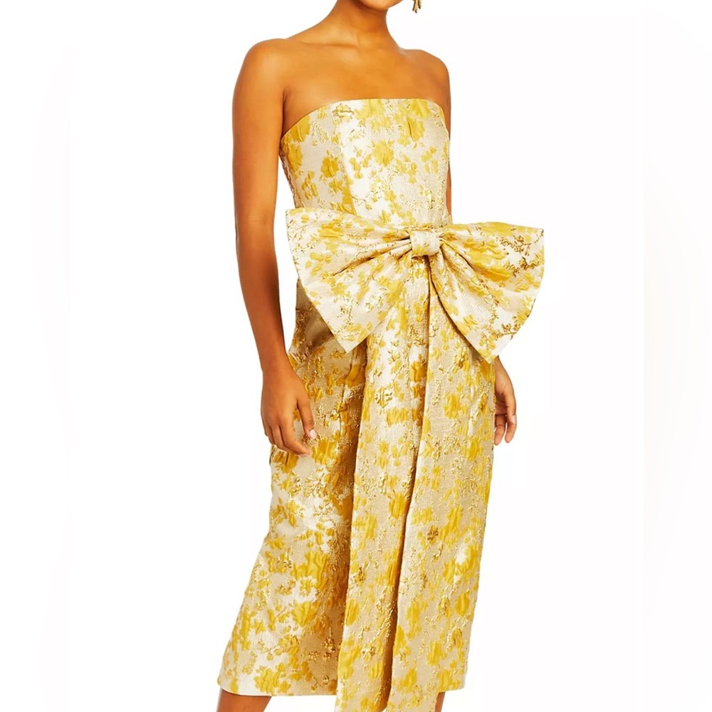 Mestiza New York Lorena Floral Jacquard Gown